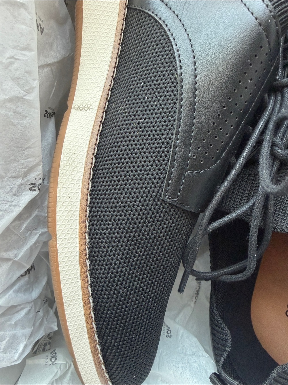 Sonoma Black Men's Oxfords - Lace-Up Dress Shoes - Picture 11 of 12